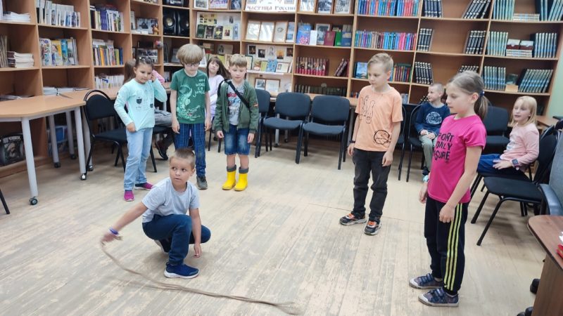 В Тучковской библиотеке вспоминали игры минувших лет