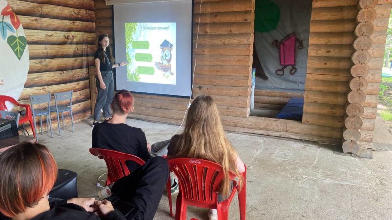 Посетители Городка отвечали на вопросы о животных