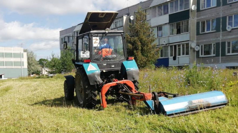 В Рузском округе проводится окос общественных территорий