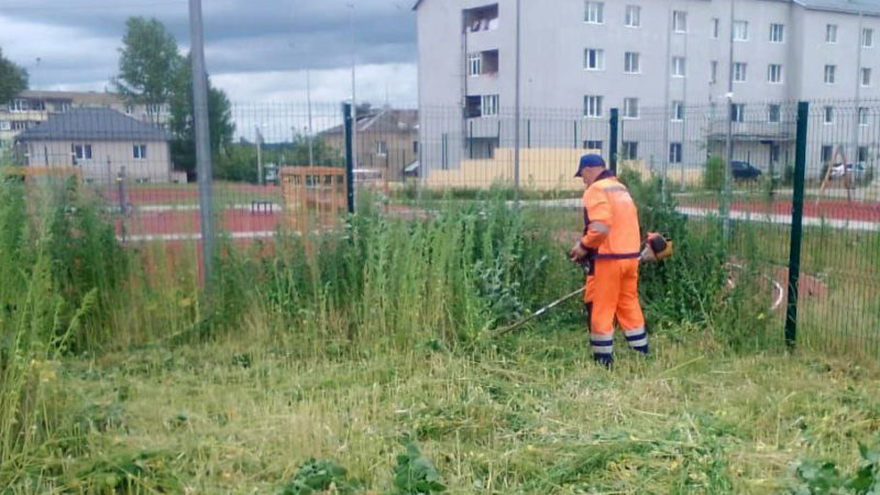 В Рузском округе проводится окос общественных территорий