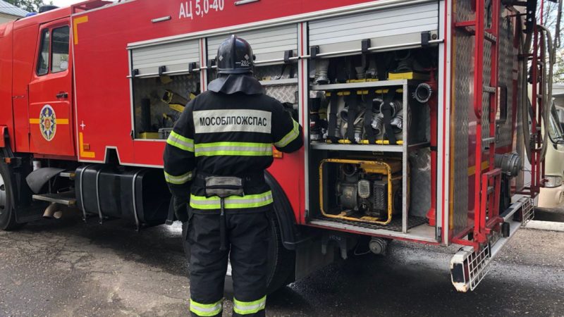 Спасатели сняли с дерева мальчика в Рузском округе