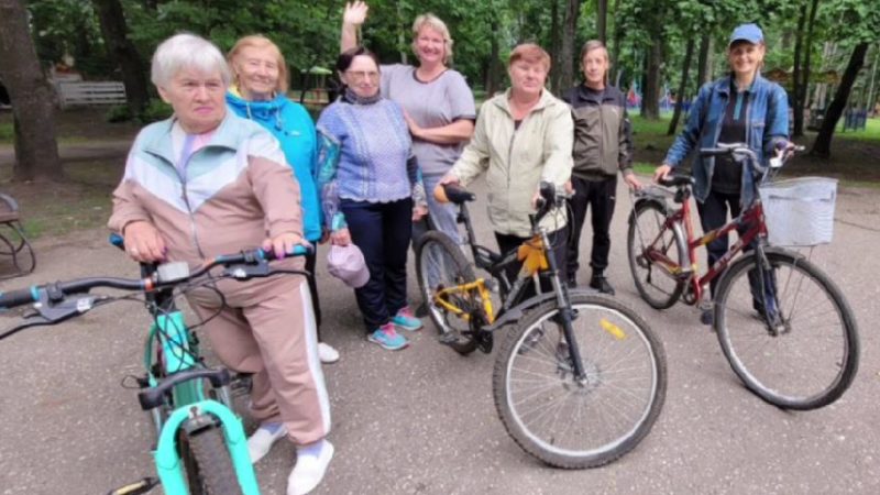 Рузские пенсионеры участвовали в велопробеге