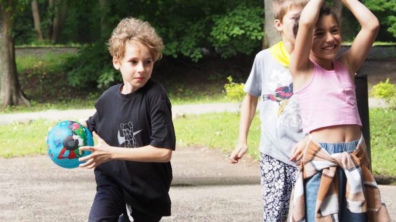 На Городке прошли веселые соревнования