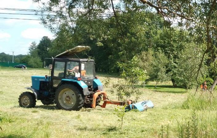 В Рузском округе продолжается окос общественных территорий