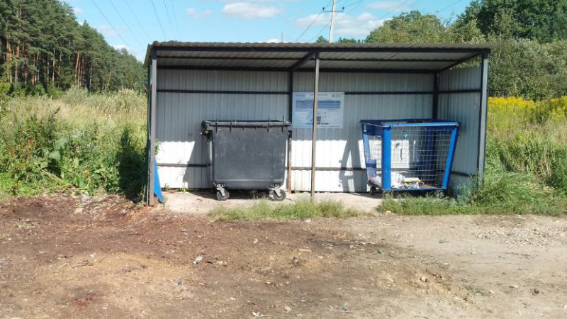 В Рузском округе убирают мусор на контейнерных площадках