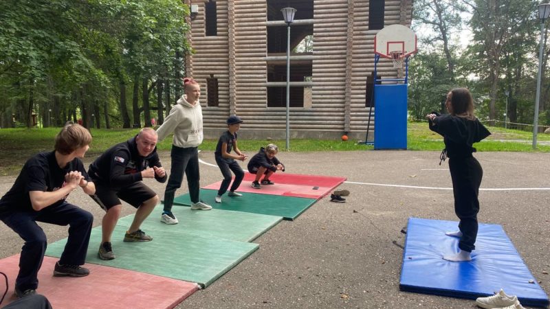 На Городке состоялось фитнес-занятие