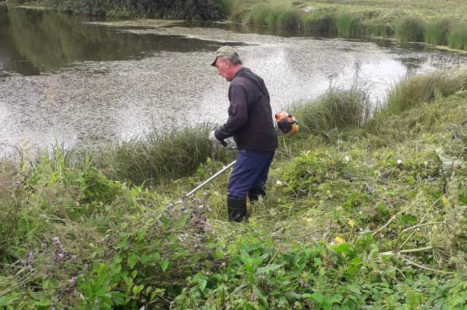 В Рузском округе косят траву на общественных территориях