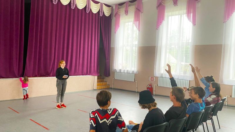 Горбовцы участвовали в музыкально-игровой программе