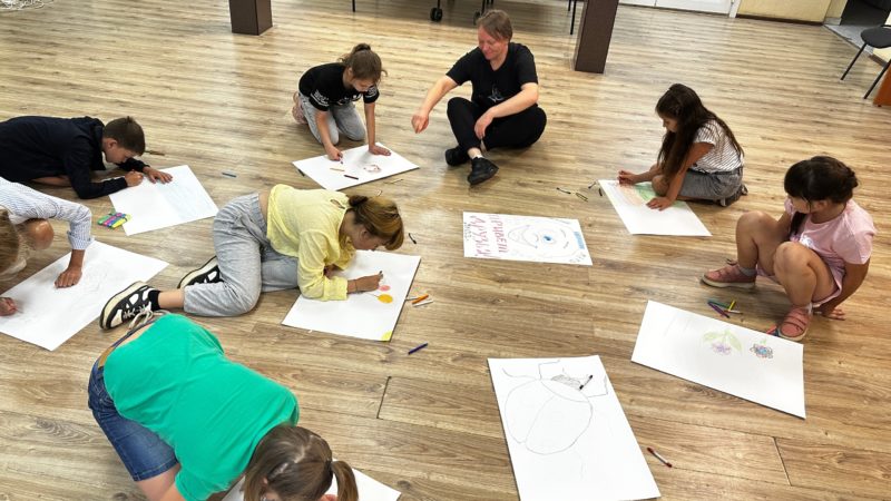 Беляногорцы любят рисовать