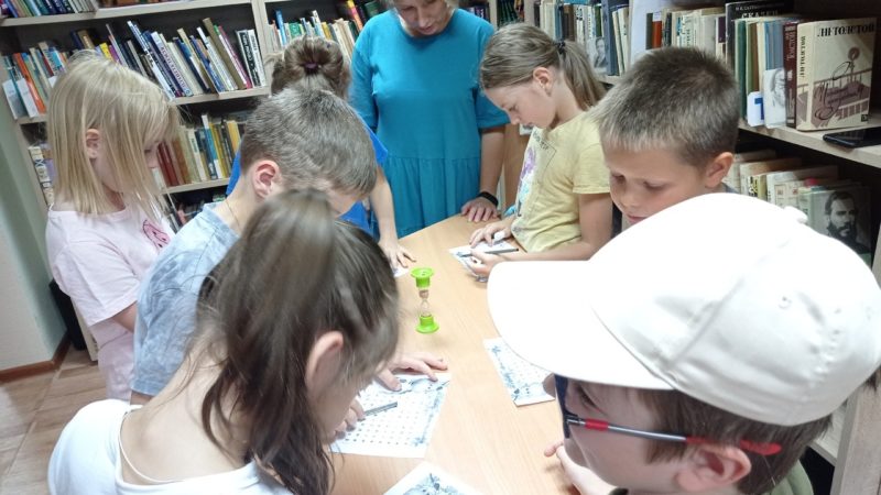 На улице жара, а в Тучковской библиотеке – игротека