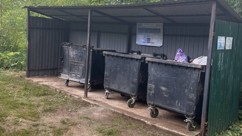 В Рузском округе приводят в порядок места сбора ТКО