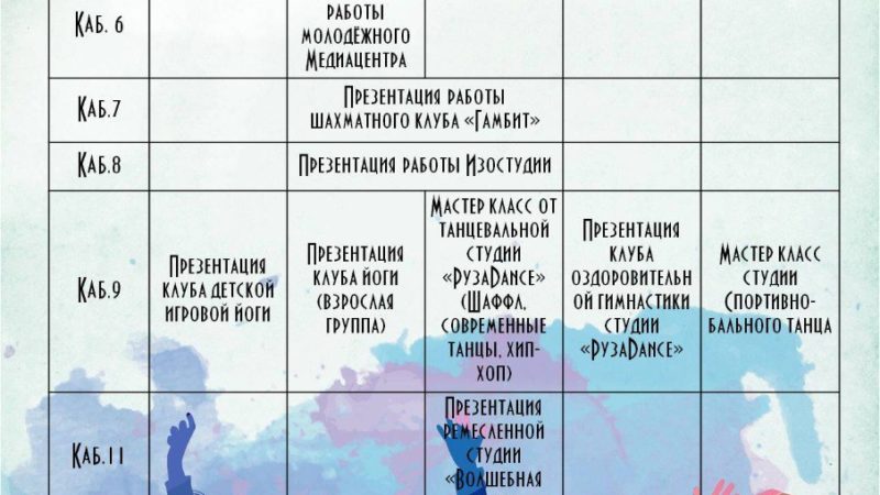 Ружан приглашают в Молодежку на День открытых дверей