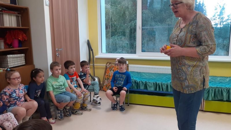 Дороховские детсадовцы слушали сказку «Мойдодыр»