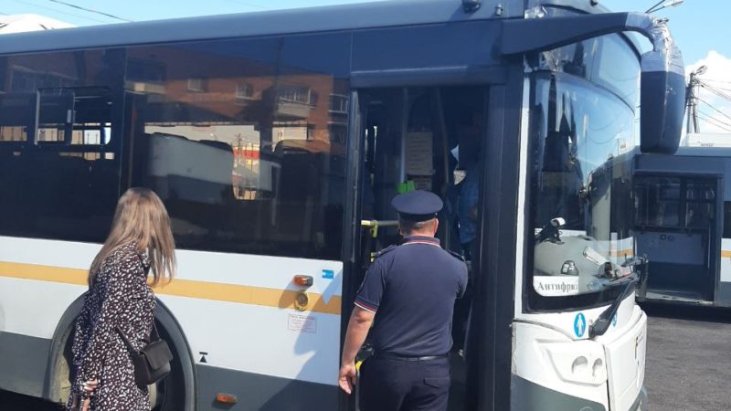 В Рузе следят за состоянием автобусов на маршрутах регулярных перевозок