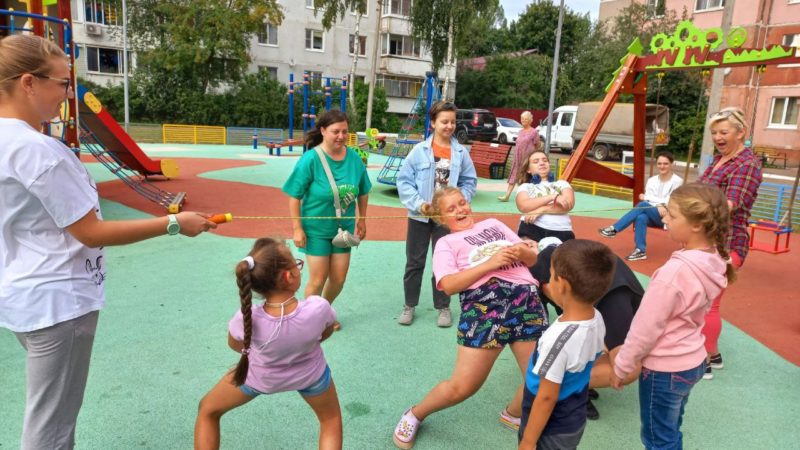 Рузские библиотекари устроили игры для детворы