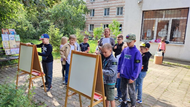 Юные тучковцы наслаждались уходящим летом