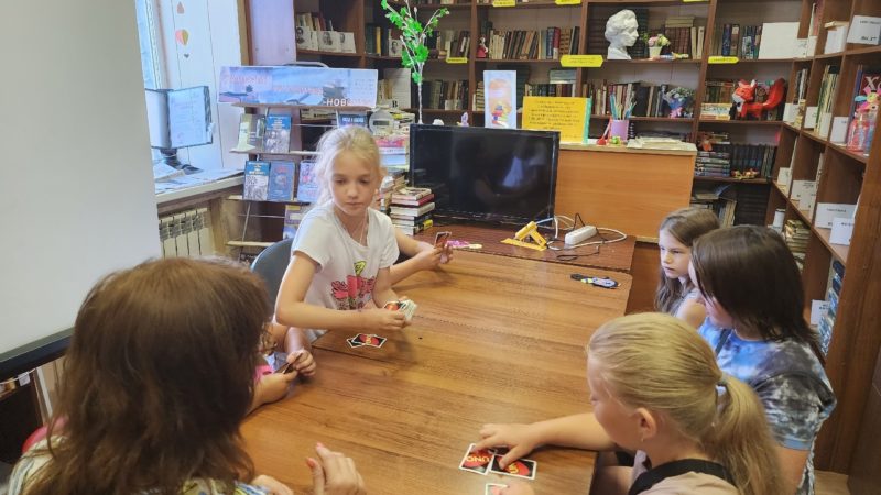В Дороховской библиотеке – детская игротека