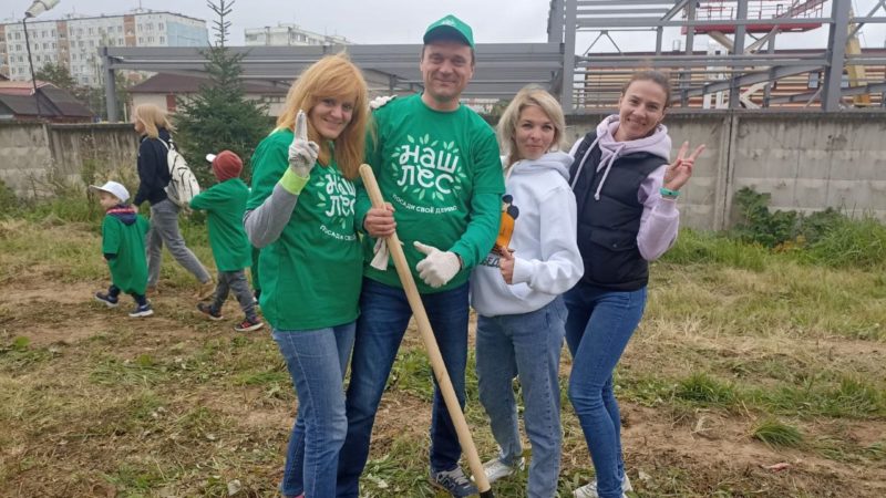 Как ружане деревья сажали
