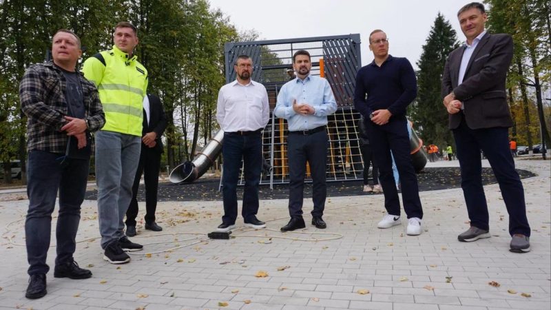 В Тучково проводится реконструкция «Аллеи Славы»