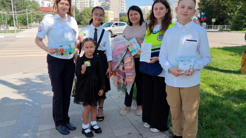 Рузские госавтоинспекторы провели акцию «Безопасный путь в школу»