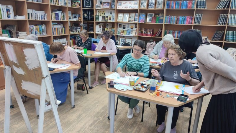 Тучковцы создавали солнечные рисунки