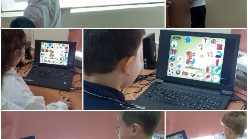 Тучковские школьники «собирали» рюкзак туриста