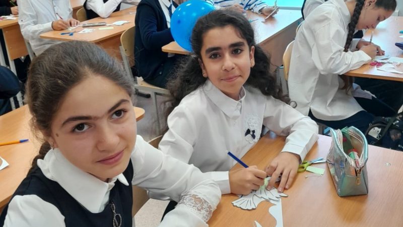 Дороховские школьники участвовали в уроке мира