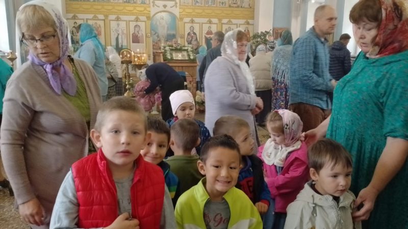 Космодемьянские детсадовцы посетили храм