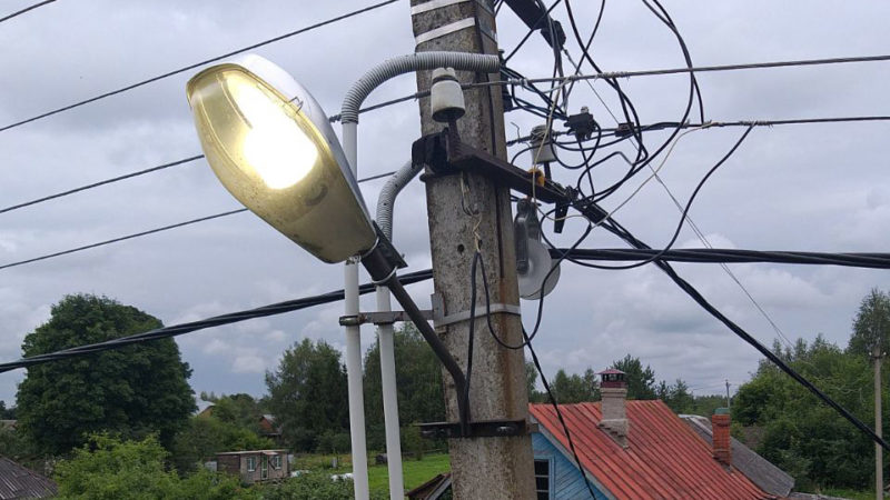 В Рузском округе приводят в порядок уличное освещение