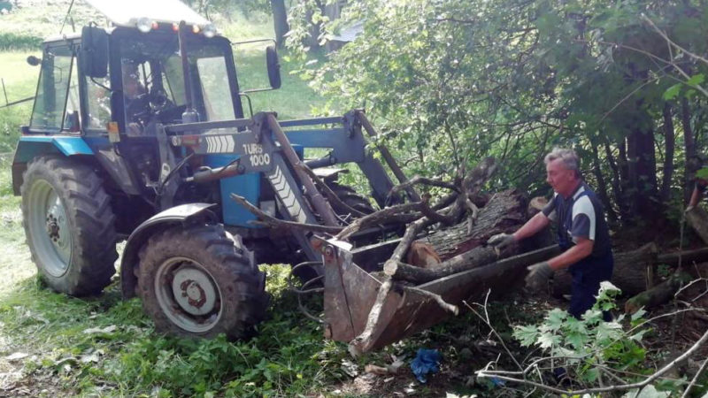 В Рузском округе вывозят порубочные остатки