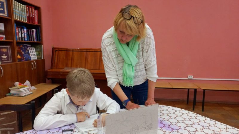 В Рузской библиотеке писали диктант