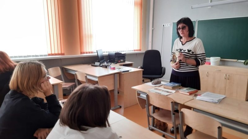 В Тучковской школе – литературный час от библиотекаря