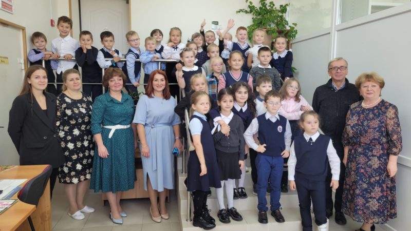 Первоклассники ознакомились с работой Рузского архива