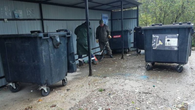 Контейнерные площадки становятся чище