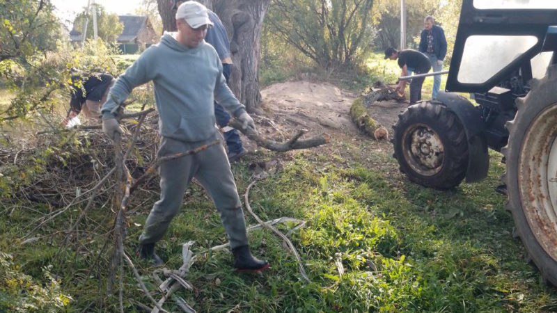 В Рузском округе вывозят порубочные остатки