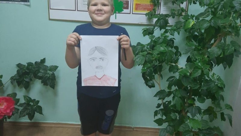 Барынинцы рисовали для пап