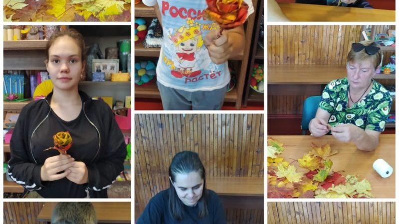 В Богородском клубе делали оригинальные букеты