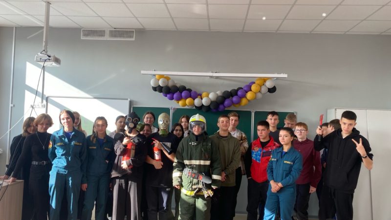 Тучковские школьники ознакомились  со средствами индивидуальной защиты