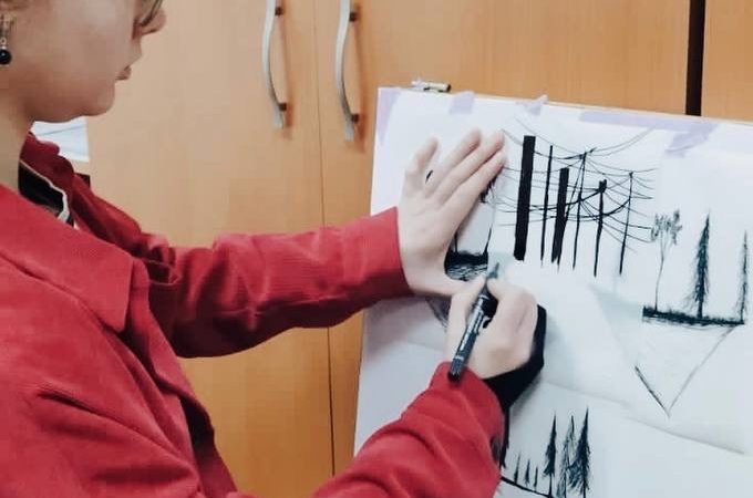 Тучковцы  создавали картины с эффектом старинной фотографии