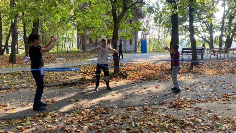 На Городке соревновались семьи