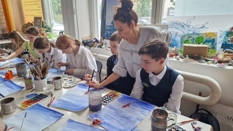 Рузские школьники участвовали в занятии по профориентации