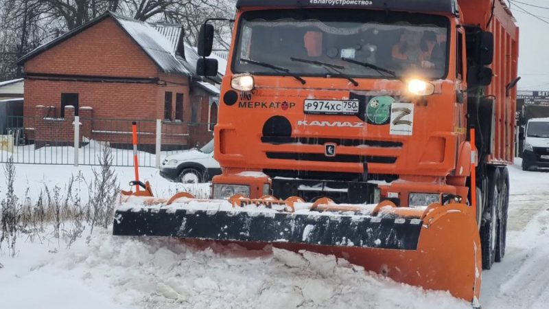 В Рузском округе приводят в порядок улицы в населенных пунктах