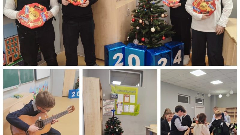 Тучковские школьники создают себе новогоднее настроение