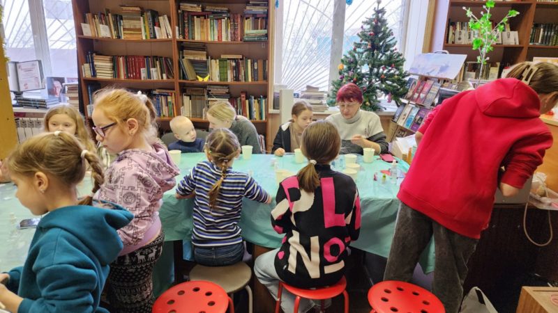 Дороховчане делали новогодние подарки