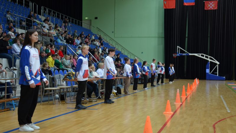 Волонтеры оказали помощь в проведении спартакиады для дошкольников