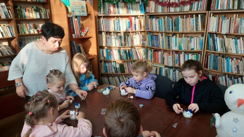 Дороховчане мастерили новогодний сувенир