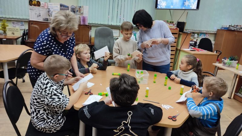 «Магия зимы» – мастер-класс в Тучковской библиотеке