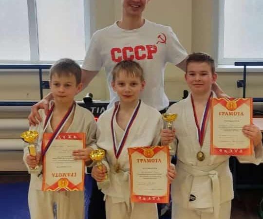 Рузские дзюдоисты завоевали медали в Калининце