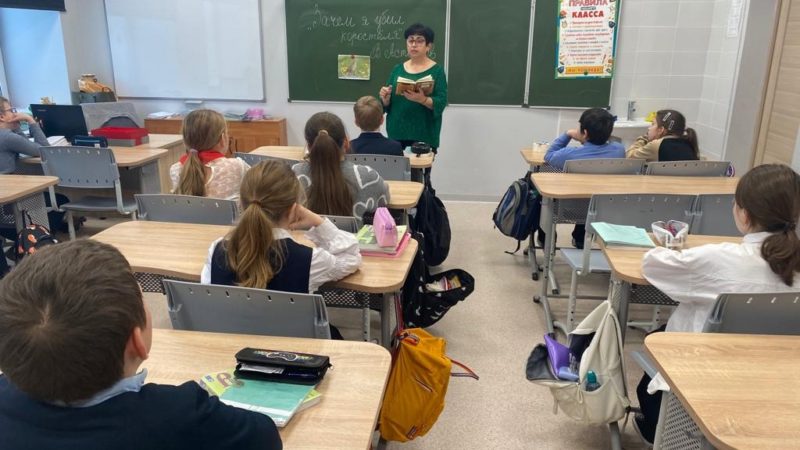 Дороховские школьники обсудили поступок героя рассказа Виктора Астафьева