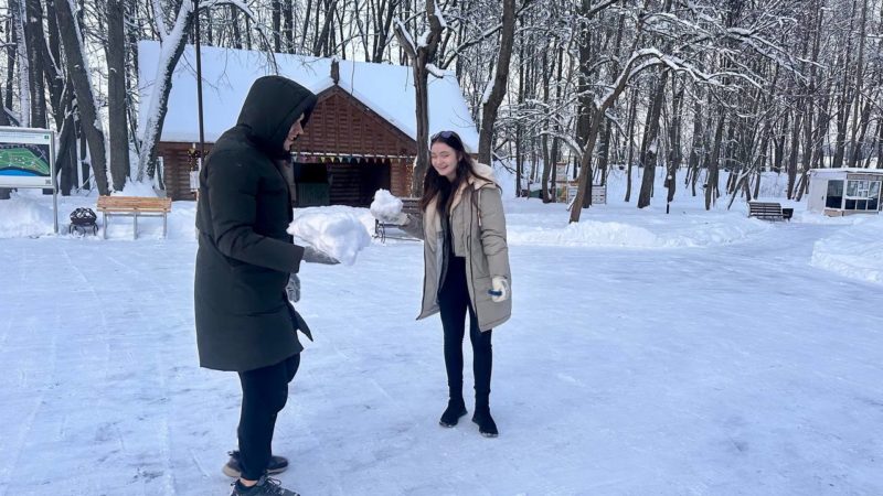 На Городке сражались «зимние снайперы»